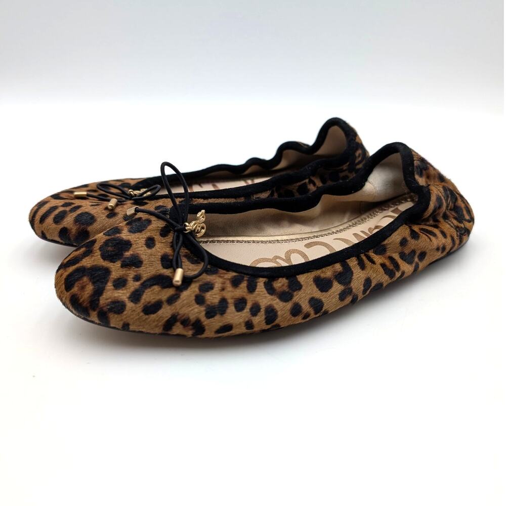 Sam Edelman Felicia Ballet Flat Round Toe Women's Granada Tan Size US7.5M EU38